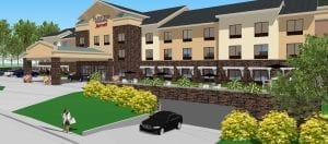 Marriott Fairfield Inn & Suites in Santa Cruz designed by top hotel architect