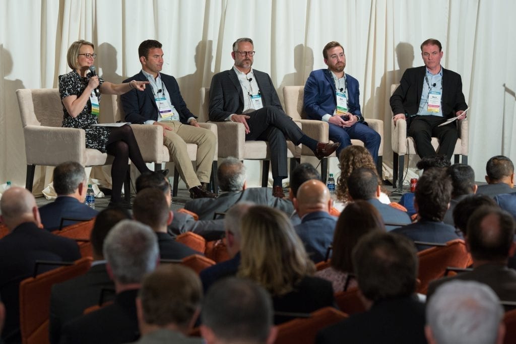 Mark W Tiedemann (far right), on Hunter Conference 2019 Panel - Hotel Development