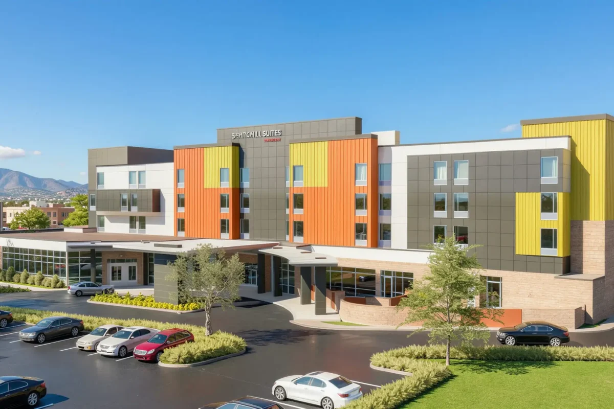 Springhill Suites by Marriott Yuba City California - MWT Hotel Resort Architect - Hotelplans